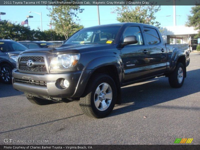 Magnetic Gray Metallic / Graphite Gray 2011 Toyota Tacoma V6 TRD Sport PreRunner Double Cab