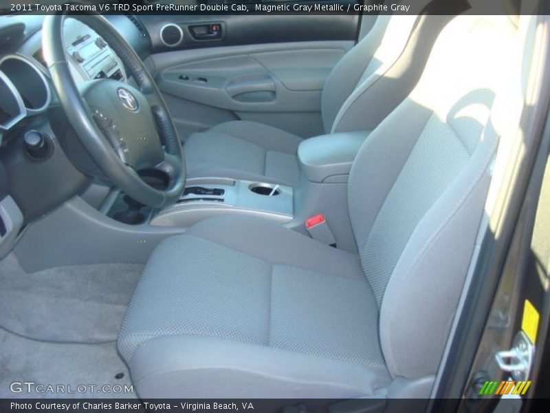 Magnetic Gray Metallic / Graphite Gray 2011 Toyota Tacoma V6 TRD Sport PreRunner Double Cab