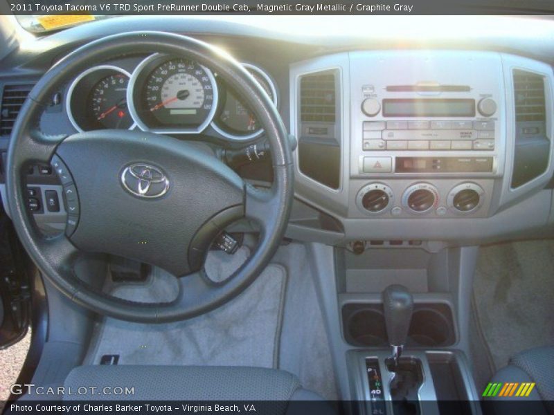 Magnetic Gray Metallic / Graphite Gray 2011 Toyota Tacoma V6 TRD Sport PreRunner Double Cab