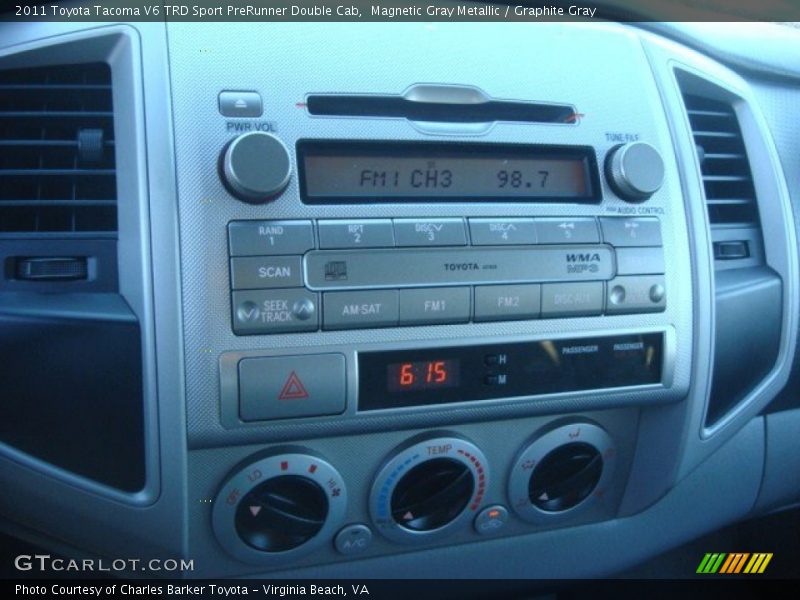 Magnetic Gray Metallic / Graphite Gray 2011 Toyota Tacoma V6 TRD Sport PreRunner Double Cab