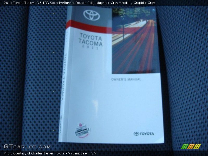 Magnetic Gray Metallic / Graphite Gray 2011 Toyota Tacoma V6 TRD Sport PreRunner Double Cab