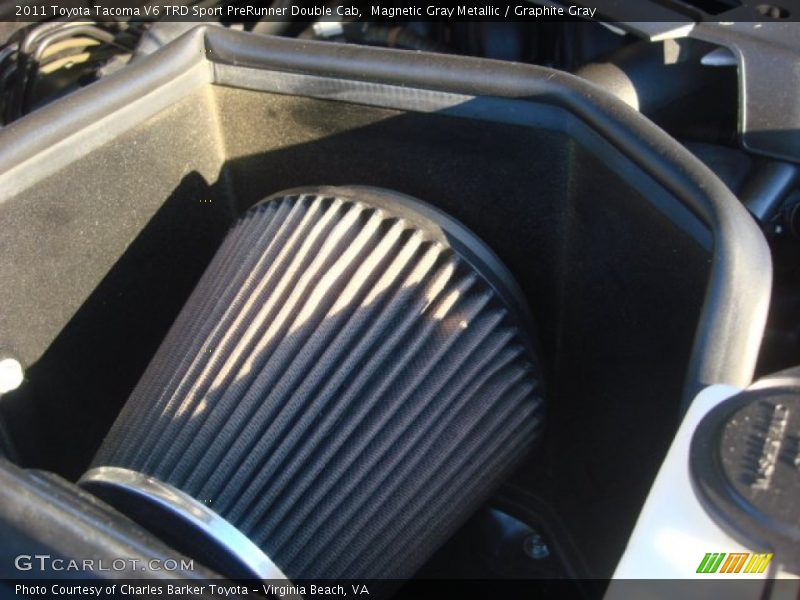 Magnetic Gray Metallic / Graphite Gray 2011 Toyota Tacoma V6 TRD Sport PreRunner Double Cab