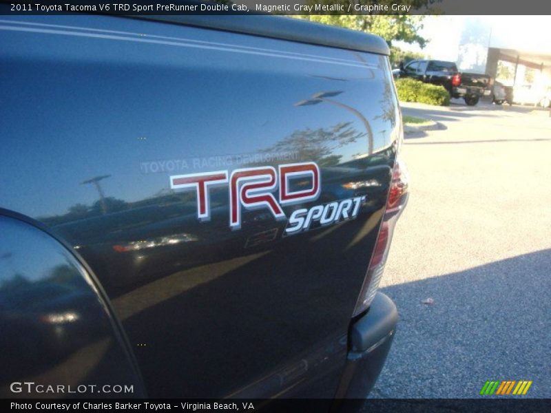 Magnetic Gray Metallic / Graphite Gray 2011 Toyota Tacoma V6 TRD Sport PreRunner Double Cab
