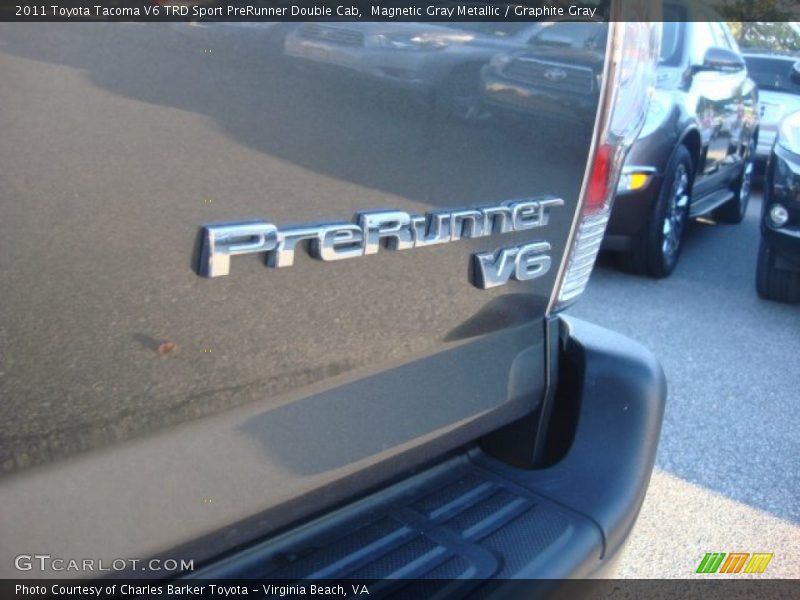 Magnetic Gray Metallic / Graphite Gray 2011 Toyota Tacoma V6 TRD Sport PreRunner Double Cab