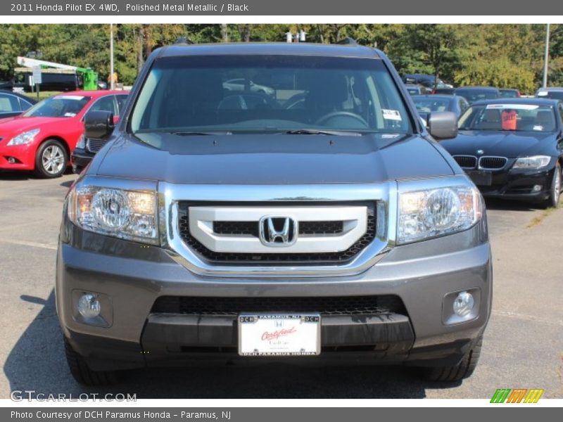 Polished Metal Metallic / Black 2011 Honda Pilot EX 4WD