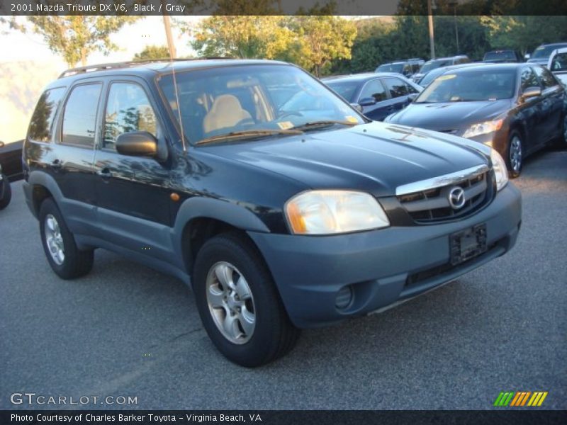 Black / Gray 2001 Mazda Tribute DX V6