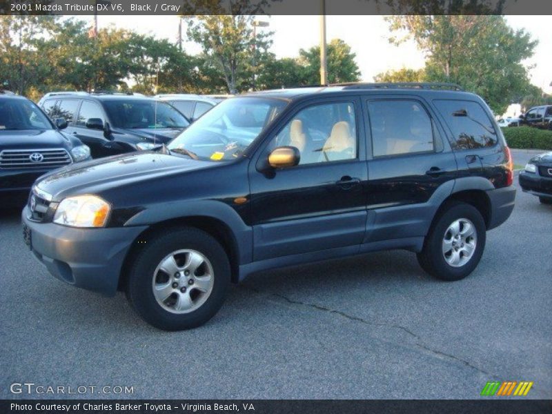 Black / Gray 2001 Mazda Tribute DX V6