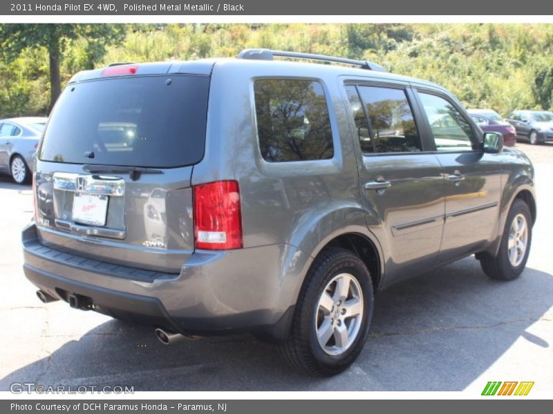 Polished Metal Metallic / Black 2011 Honda Pilot EX 4WD