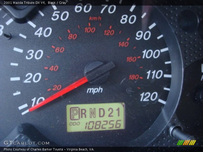 Black / Gray 2001 Mazda Tribute DX V6