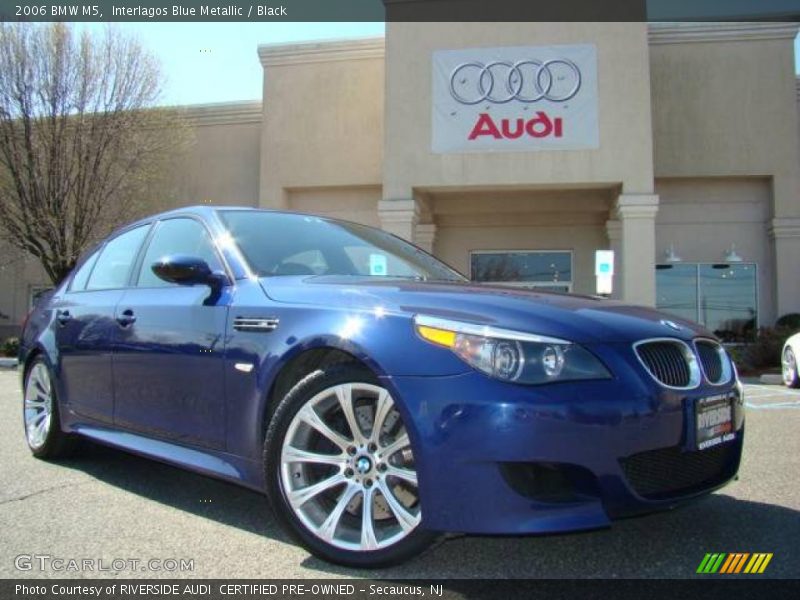 Interlagos Blue Metallic / Black 2006 BMW M5