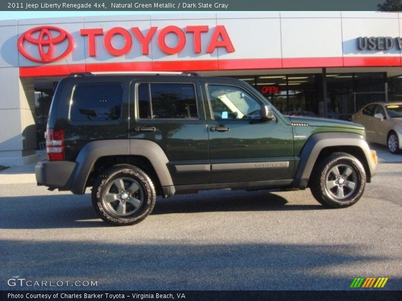Natural Green Metallic / Dark Slate Gray 2011 Jeep Liberty Renegade 4x4