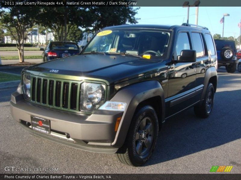 Natural Green Metallic / Dark Slate Gray 2011 Jeep Liberty Renegade 4x4