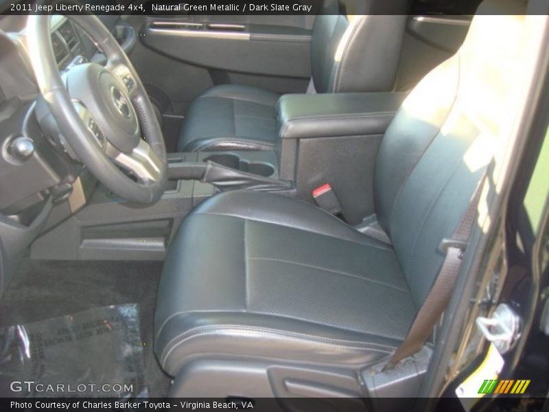 Natural Green Metallic / Dark Slate Gray 2011 Jeep Liberty Renegade 4x4