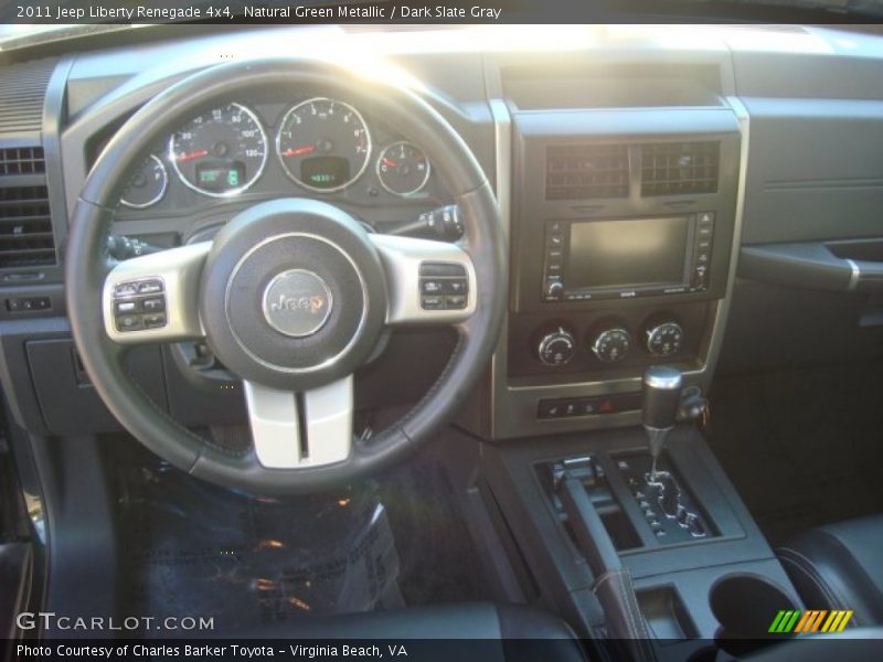 Natural Green Metallic / Dark Slate Gray 2011 Jeep Liberty Renegade 4x4