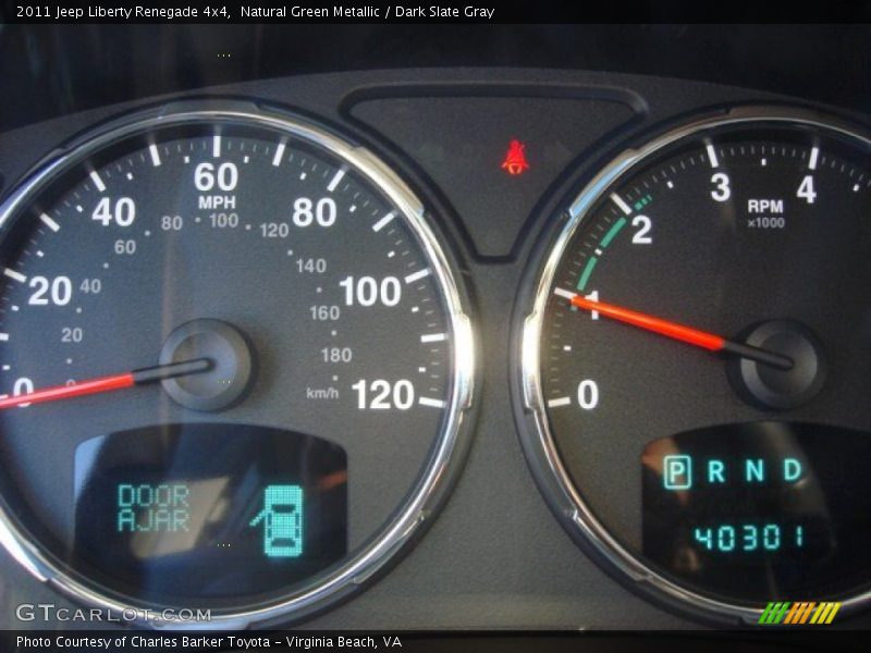 Natural Green Metallic / Dark Slate Gray 2011 Jeep Liberty Renegade 4x4