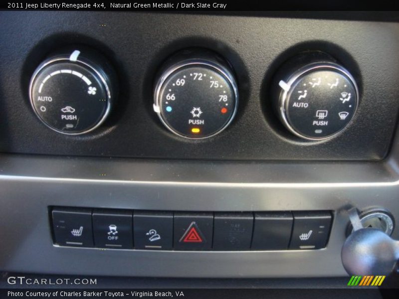 Natural Green Metallic / Dark Slate Gray 2011 Jeep Liberty Renegade 4x4