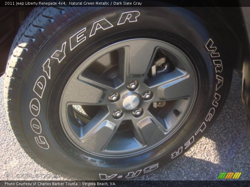 Natural Green Metallic / Dark Slate Gray 2011 Jeep Liberty Renegade 4x4