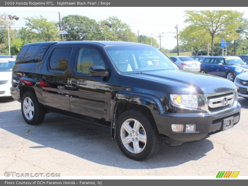 Nighthawk Black Pearl / Beige 2009 Honda Ridgeline RTL