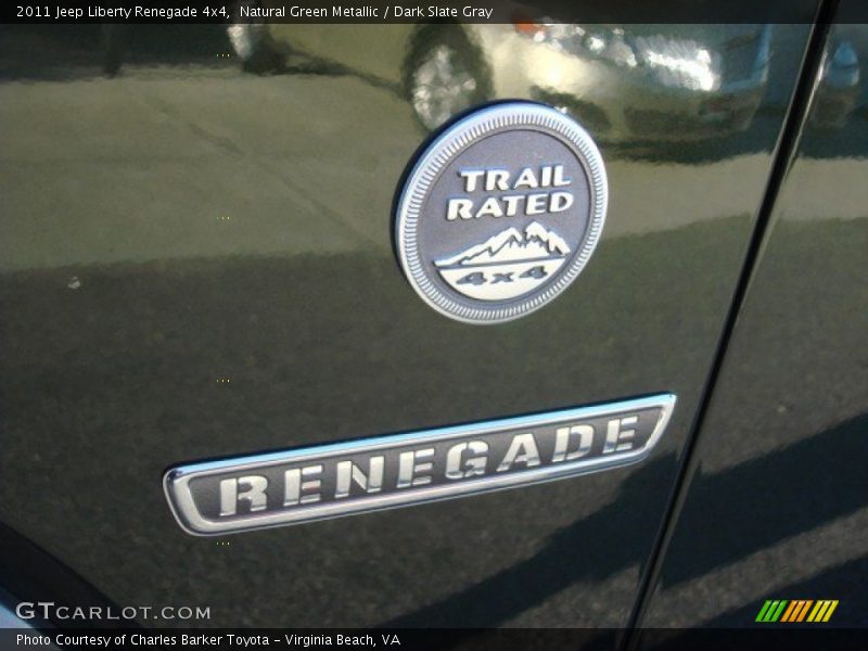 Natural Green Metallic / Dark Slate Gray 2011 Jeep Liberty Renegade 4x4
