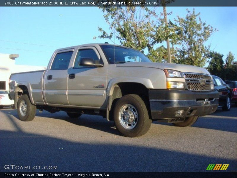 Silver Birch Metallic / Medium Gray 2005 Chevrolet Silverado 2500HD LS Crew Cab 4x4