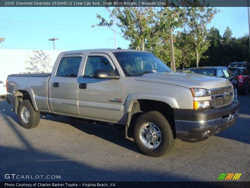 Silver Birch Metallic / Medium Gray 2005 Chevrolet Silverado 2500HD LS Crew Cab 4x4