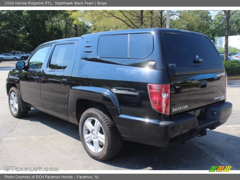 Nighthawk Black Pearl / Beige 2009 Honda Ridgeline RTL
