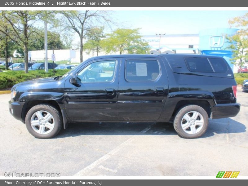 Nighthawk Black Pearl / Beige 2009 Honda Ridgeline RTL