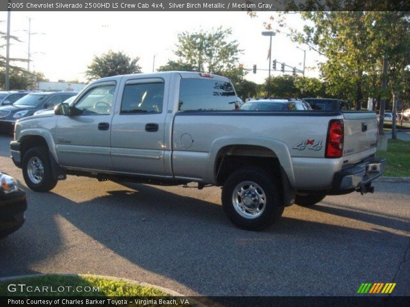Silver Birch Metallic / Medium Gray 2005 Chevrolet Silverado 2500HD LS Crew Cab 4x4