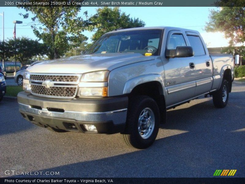 Silver Birch Metallic / Medium Gray 2005 Chevrolet Silverado 2500HD LS Crew Cab 4x4