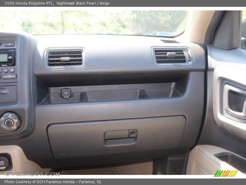 Nighthawk Black Pearl / Beige 2009 Honda Ridgeline RTL