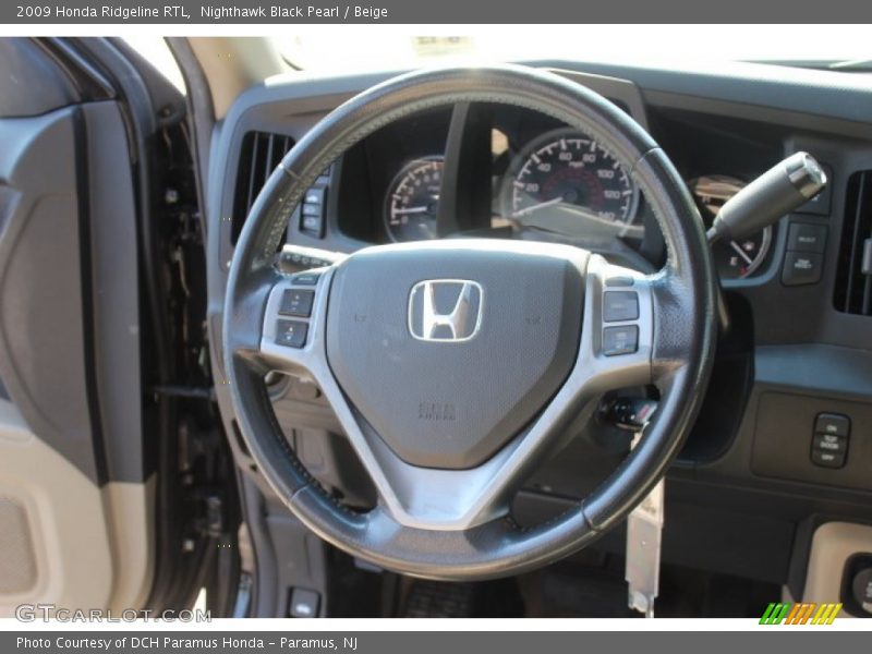 Nighthawk Black Pearl / Beige 2009 Honda Ridgeline RTL