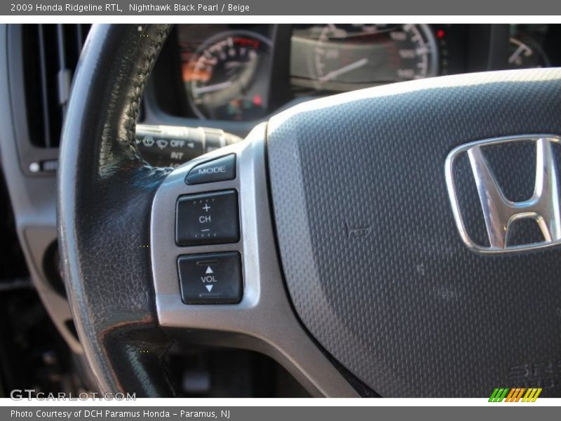 Nighthawk Black Pearl / Beige 2009 Honda Ridgeline RTL