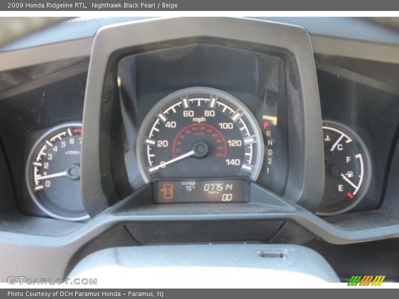 Nighthawk Black Pearl / Beige 2009 Honda Ridgeline RTL