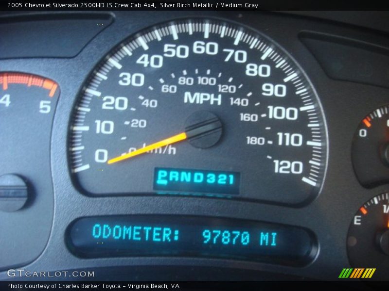 Silver Birch Metallic / Medium Gray 2005 Chevrolet Silverado 2500HD LS Crew Cab 4x4