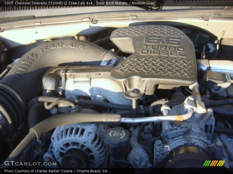 Silver Birch Metallic / Medium Gray 2005 Chevrolet Silverado 2500HD LS Crew Cab 4x4