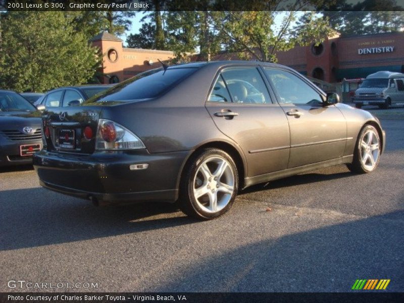 Graphite Gray Pearl / Black 2001 Lexus IS 300