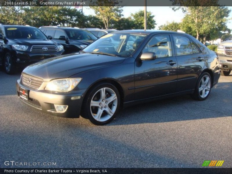 Graphite Gray Pearl / Black 2001 Lexus IS 300