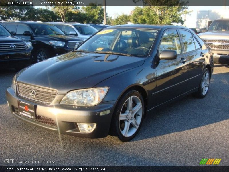 Graphite Gray Pearl / Black 2001 Lexus IS 300