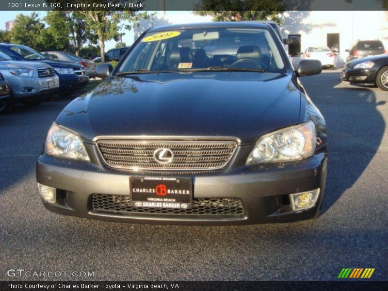 Graphite Gray Pearl / Black 2001 Lexus IS 300