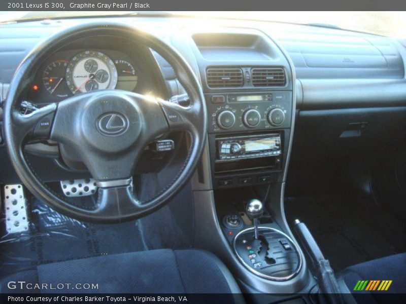 Graphite Gray Pearl / Black 2001 Lexus IS 300