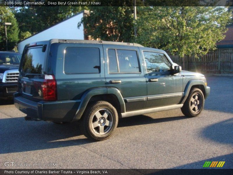 Deep Beryl Green Pearl / Khaki 2006 Jeep Commander