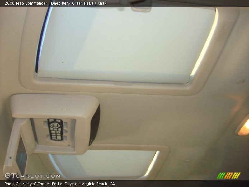 Deep Beryl Green Pearl / Khaki 2006 Jeep Commander