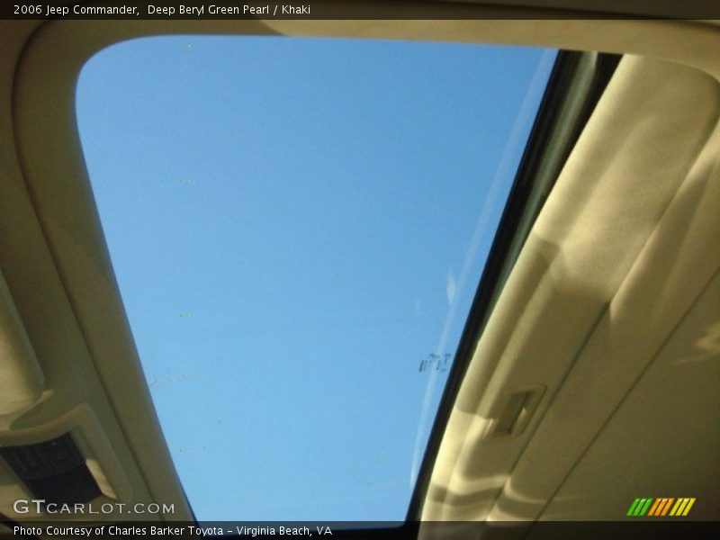 Deep Beryl Green Pearl / Khaki 2006 Jeep Commander