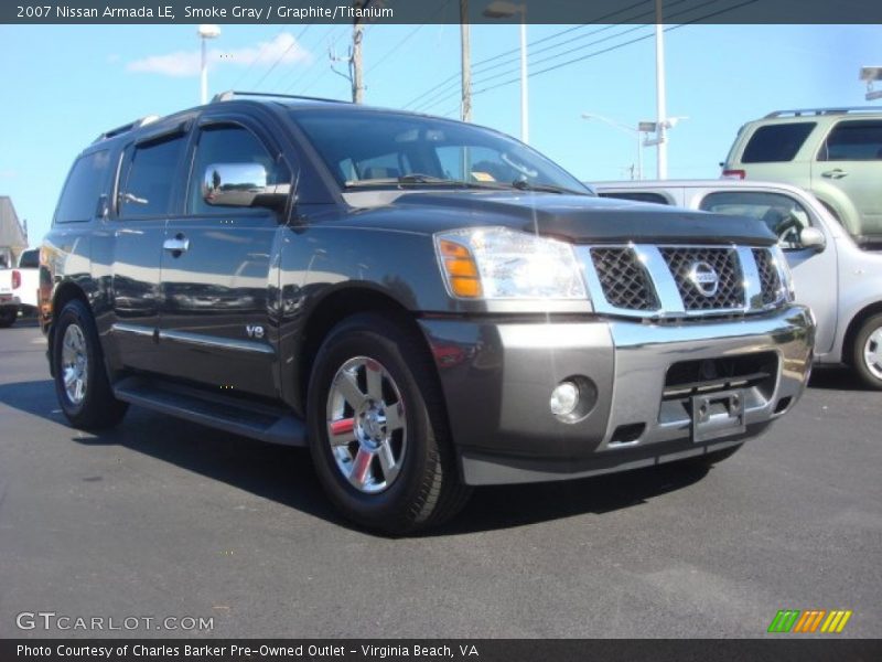 Smoke Gray / Graphite/Titanium 2007 Nissan Armada LE