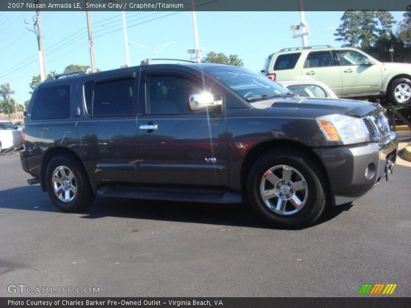 Smoke Gray / Graphite/Titanium 2007 Nissan Armada LE
