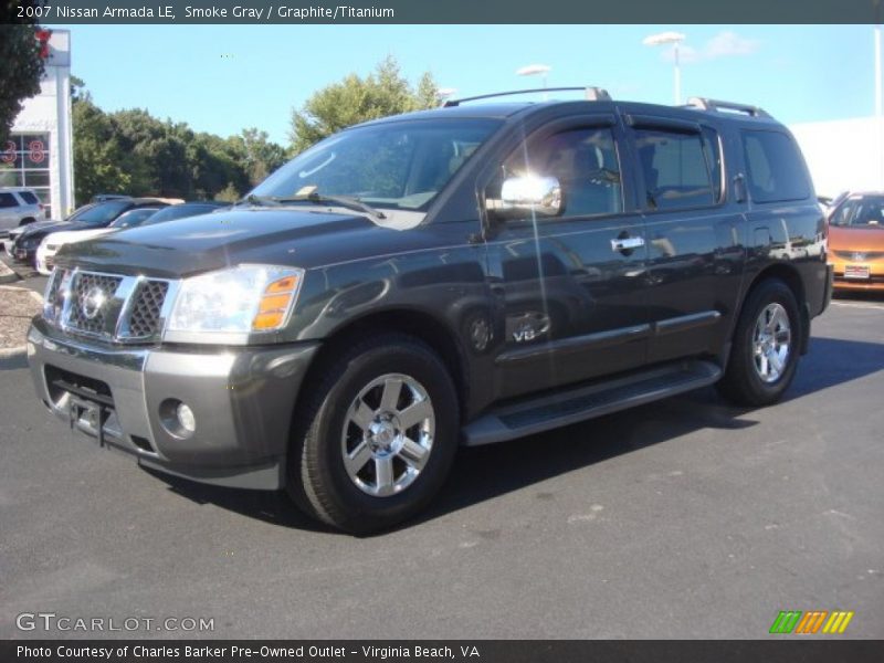 Smoke Gray / Graphite/Titanium 2007 Nissan Armada LE