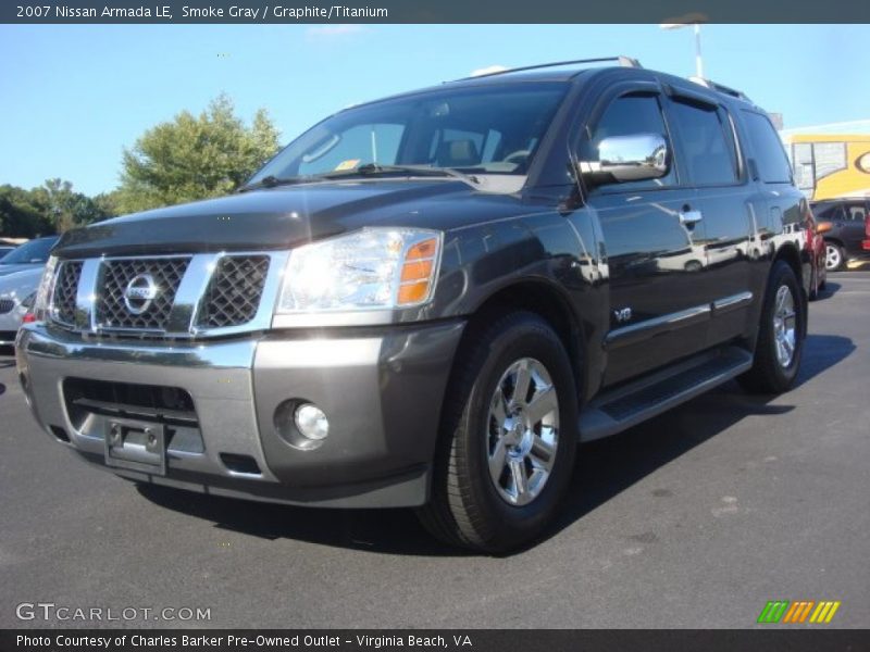 Smoke Gray / Graphite/Titanium 2007 Nissan Armada LE