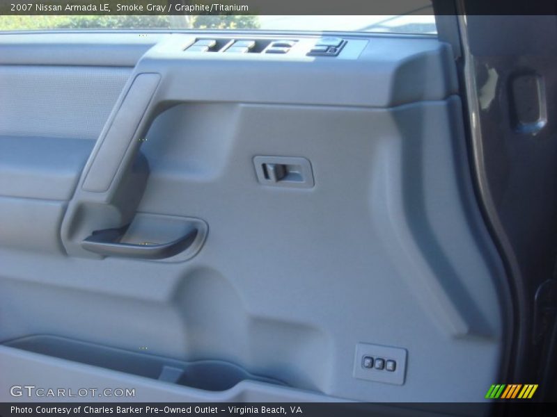 Smoke Gray / Graphite/Titanium 2007 Nissan Armada LE