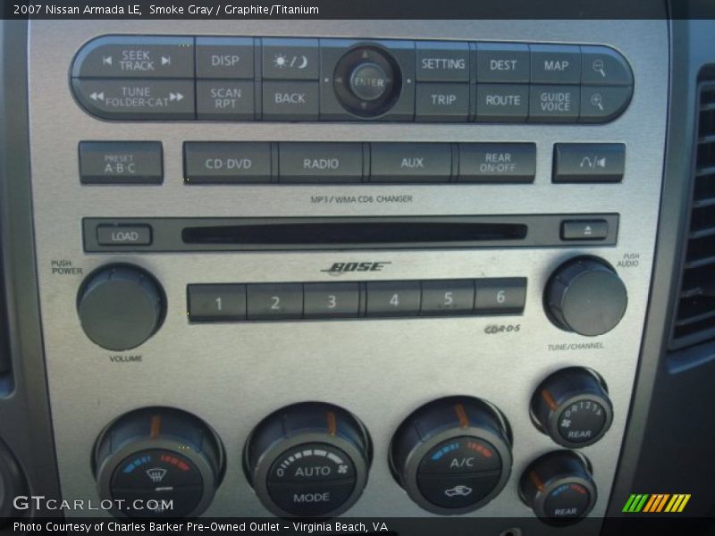 Smoke Gray / Graphite/Titanium 2007 Nissan Armada LE