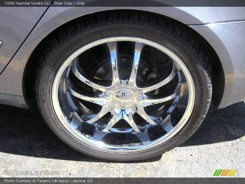 Steel Gray / Gray 2008 Hyundai Sonata GLS